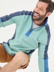 FatFace Airlie Blue Pocket Sweatshirt - Image 4 of 6