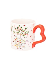 Cath Kidston Set of 4 Pink Oh My Heart Mugs - Image 3 of 3