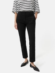 Jigsaw Black Marden Cotton Chinos Trousers - Image 1 of 5