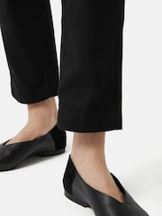 Jigsaw Black Marden Cotton Chinos Trousers - Image 3 of 5