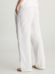 Calvin Klein White Stripe Single Trousers - Image 1 of 3