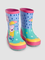 JoJo Maman Bébé Multi Peppa Pig Wellies - Image 1 of 4