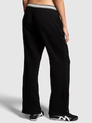 Victoria's Secret PINK Black Knitted Flare Fleece Joggers - Image 2 of 4