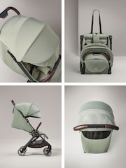 Silver Cross Green Clic Compact Pushchair and Footmuff Bundle - Image 4 of 6