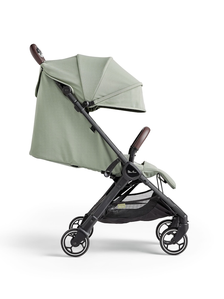 Silver Cross Green Clic Compact Pushchair and Footmuff Bundle - Image 6 of 6