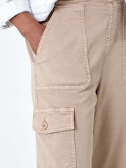 Roman Natural Casual Cargo Stretch Trousers - Image 5 of 5