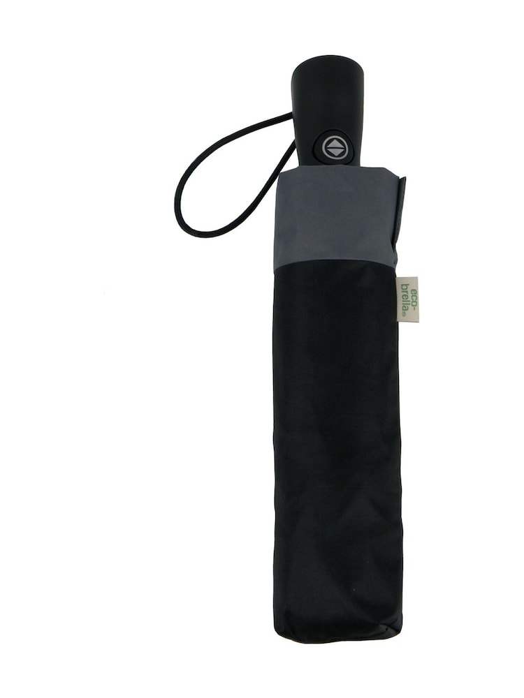 Totes Black ECO-BRELLA® Auto Open Close Double Canopy Umbrella - Image 2 of 4