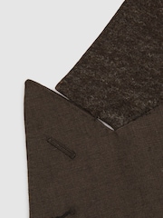 Oscar Jacobson Linen Double Breasted Blazer - Image 6 of 7
