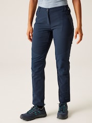 Regatta Blue Womens Questra V Walking Trousers - Image 1 of 7