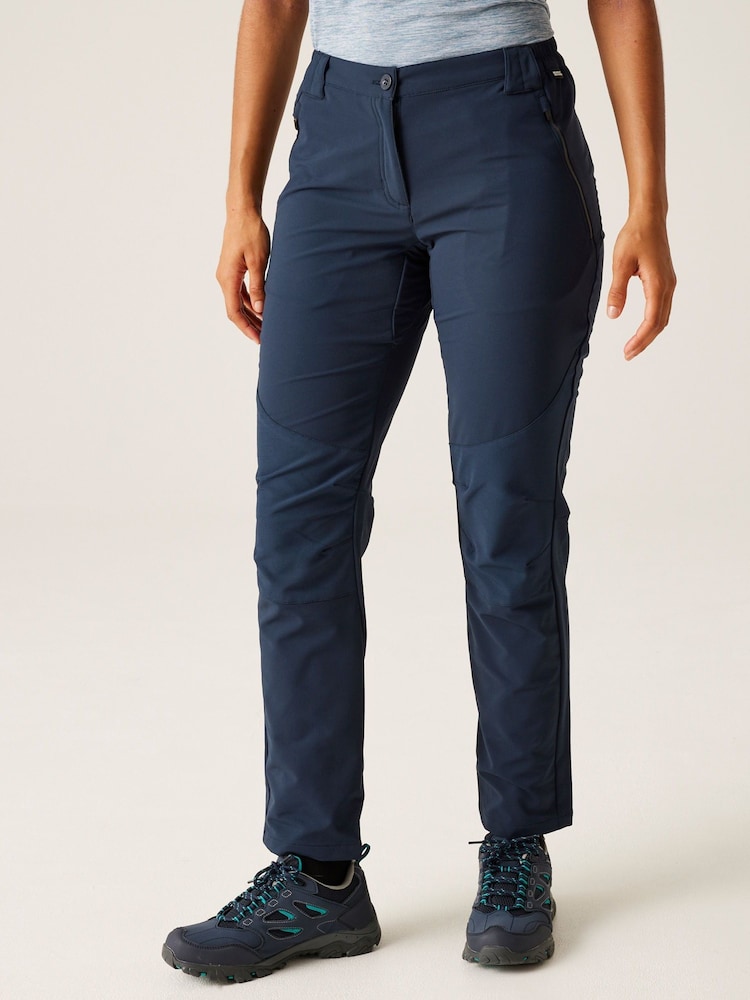 Regatta Blue Womens Questra V Walking Trousers - Image 1 of 7
