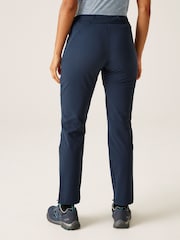 Regatta Blue Womens Questra V Walking Trousers - Image 2 of 7