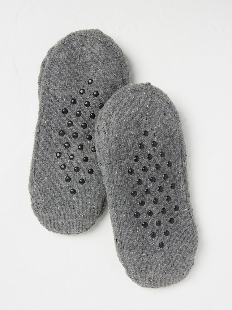 FatFace Grey Footsie Bedsocks - Image 2 of 2