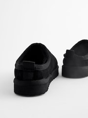 Black Cosy Mules Slippers - Image 3 of 5