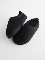 Black Cosy Mules Slippers - Image 5 of 5
