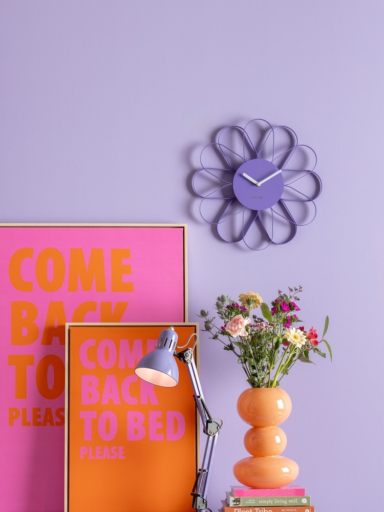 pt, Orange Come Back to Bed Wall Art - Image 1 of 3