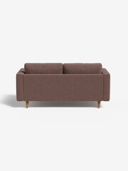 MADE.COM Basket Weave Dusky Pink Scott 2 Seater Sofa - Image 3 of 4
