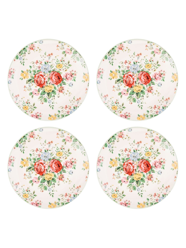 Cath Kidston Sage Feels Like Home Set of 4 Side Plates - Image 2 of 4