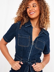 Joe Browns Blue Roxie Denim Jumpsuit - Image 4 of 5