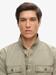 Superdry Green Military Short Sleeve Shirt - Image 2 of 6
