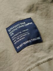 Superdry Green Military Short Sleeve Shirt - Image 4 of 6
