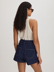 Pantalones cortos vaqueros con cinturón de Paige - Imagen 4 de 5