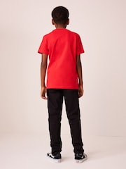 Red Rudolph Sequin Short Sleeve Christmas 100% Cotton T-Shirt (3-16yrs) - Image 3 of 9