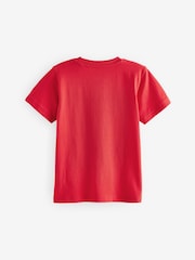 Red Rudolph Sequin Short Sleeve Christmas 100% Cotton T-Shirt (3-16yrs) - Image 7 of 9
