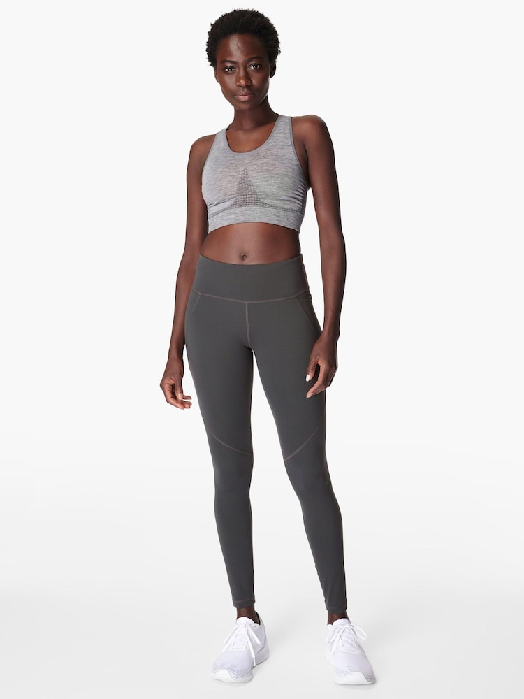 Sweaty Betty Slate Grey Full Length Power 7/8 Workout Leggings - Image 1 of 11
