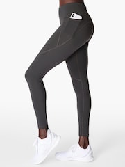 Sweaty Betty Slate Grey Full Length Power 7/8 Workout Leggings - Image 4 of 11