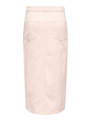 ONLY Pink Denim Midi Skirt With Front Split - Image 5 of 5