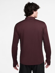 Красный - Топ для бега с короткой молнией Nike Dri-FIT Pacer - Изображение 2 из 4