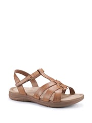 Hotter Brown Regular Fit Rainer Touch-Fastening Sandals - Image 2 of 4