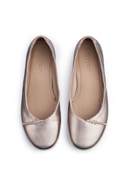 Hotter Natural Wide Fit Robyn II Slip-On Leather Shoes - Image 3 of 4