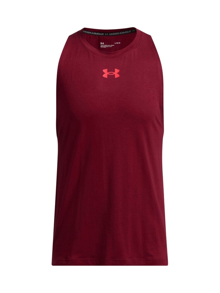 Under Armour Red Ua Baseline Cotton Tank - Image 3 of 4