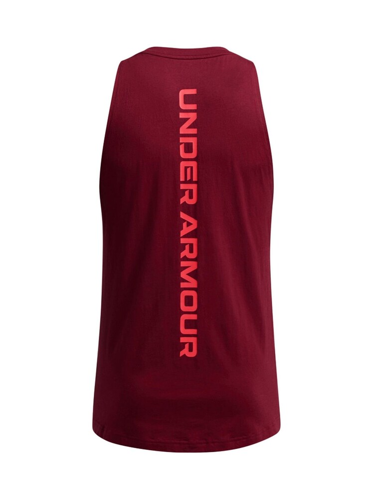 Under Armour Red Ua Baseline Cotton Tank - Image 4 of 4