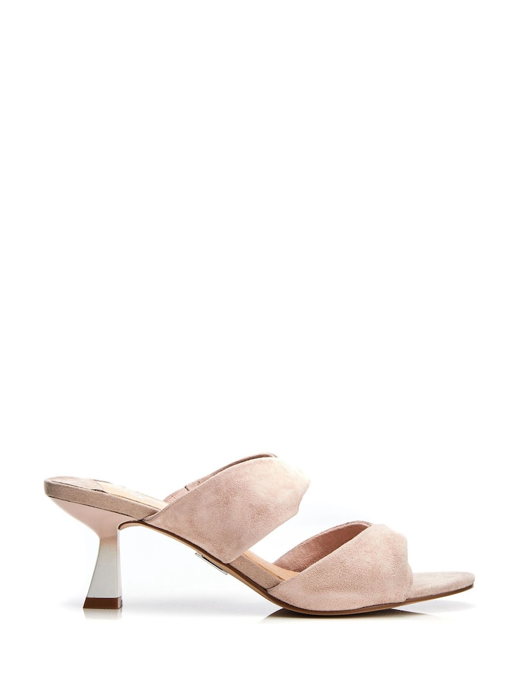 Nude - Moda in Pelle Loola Two Twist Strap Mule Sandals - Bild 1 von 4 Nude - Moda in Pelle Loola Two Twist Strap Mule Sandals - Bild 1 von 4
