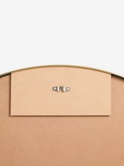 Gold Wide Arch Over Mantle Wall Mirror - Image 5 of 5