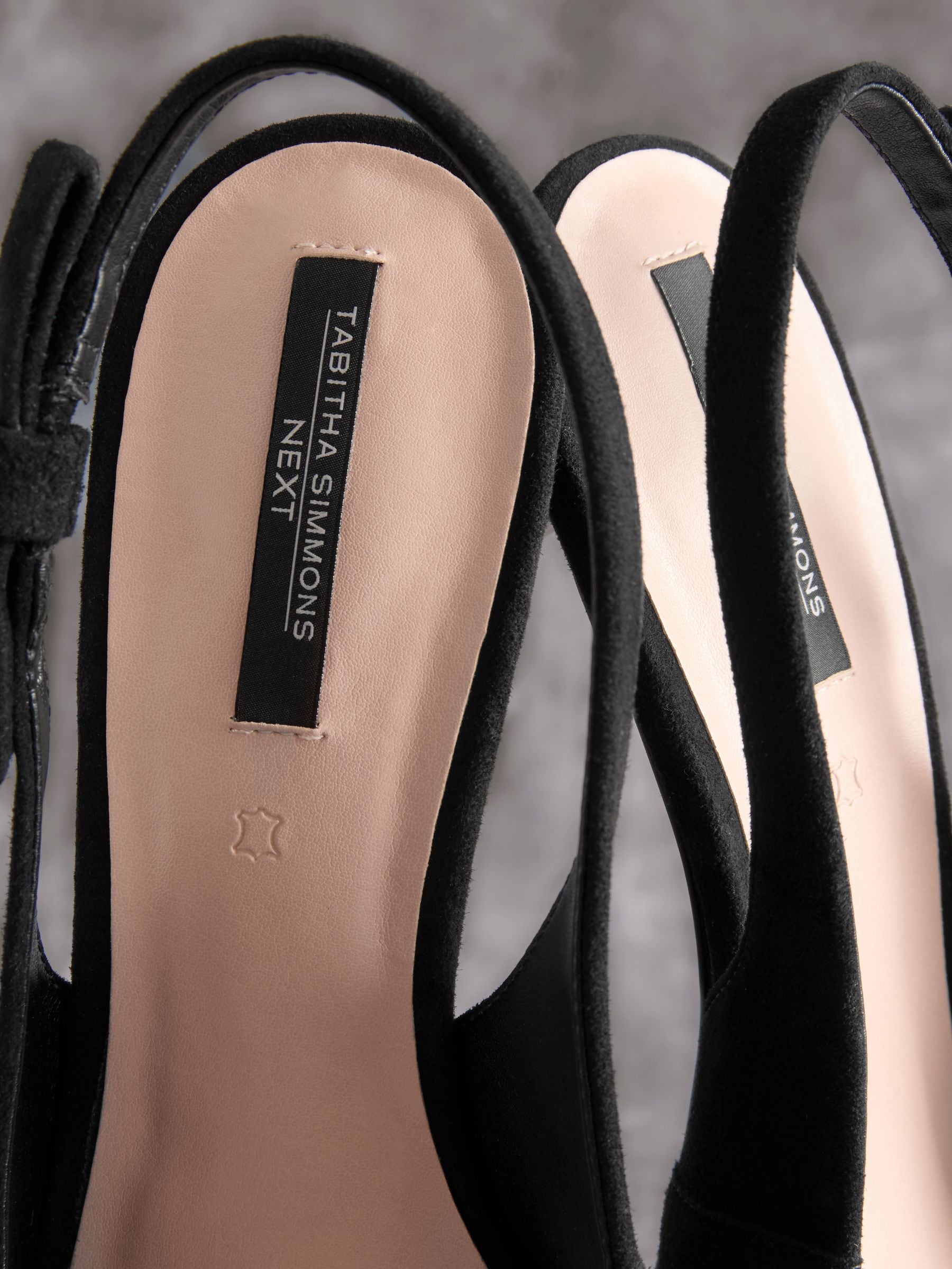 Buy Black Tabitha Simmons Dela Leather Slingback Point Heels from the Next UK online shop