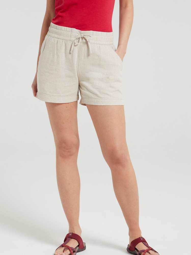 Mountain Warehouse Natural Womens Summer Island Shorts - Image 1 of 5