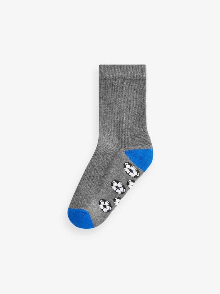 Graue Fußballsocken - Gepolsterte Socken mit hohem Baumwollanteil, 7er-Pack - Bild 2 von 8 Graue Fußballsocken - Gepolsterte Socken mit hohem Baumwollanteil, 7er-Pack - Bild 2 von 8