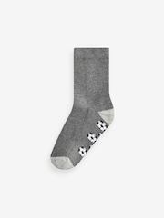 Grey Football Cotton Rich Cushioned Socks 7 Pack - Image 4 of 8