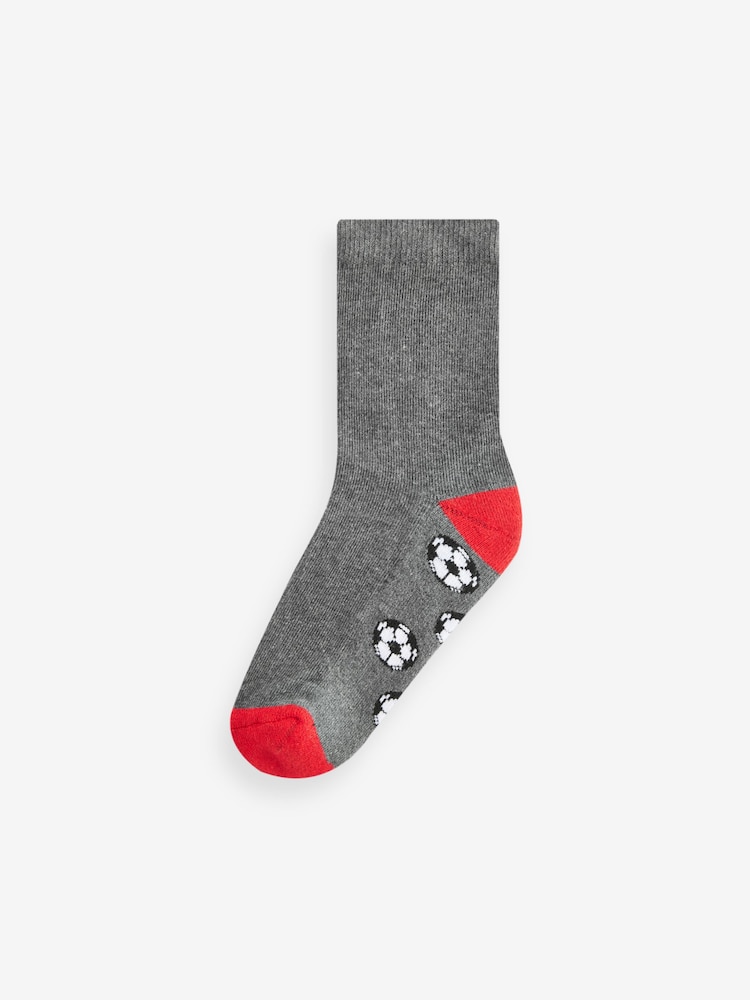 Graue Fußballsocken - Gepolsterte Socken mit hohem Baumwollanteil, 7er-Pack - Bild 8 von 8 Graue Fußballsocken - Gepolsterte Socken mit hohem Baumwollanteil, 7er-Pack - Bild 8 von 8