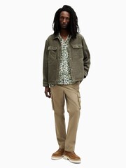 AllSaints Green Castleford Shirt - Image 1 of 7