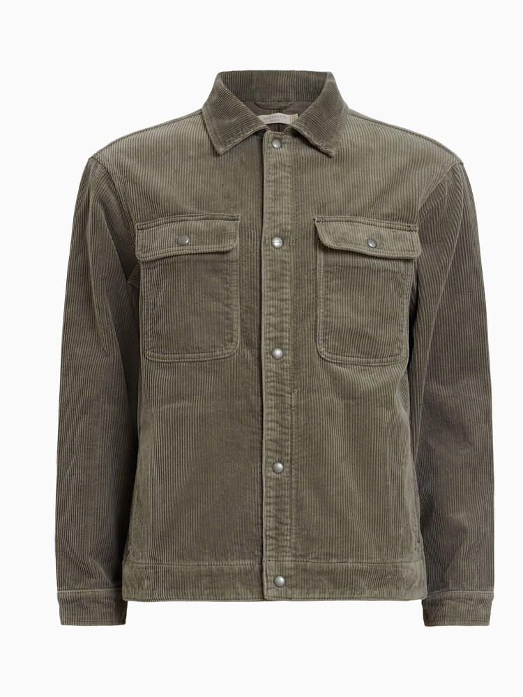 AllSaints Green Castleford Shirt - Image 7 of 7