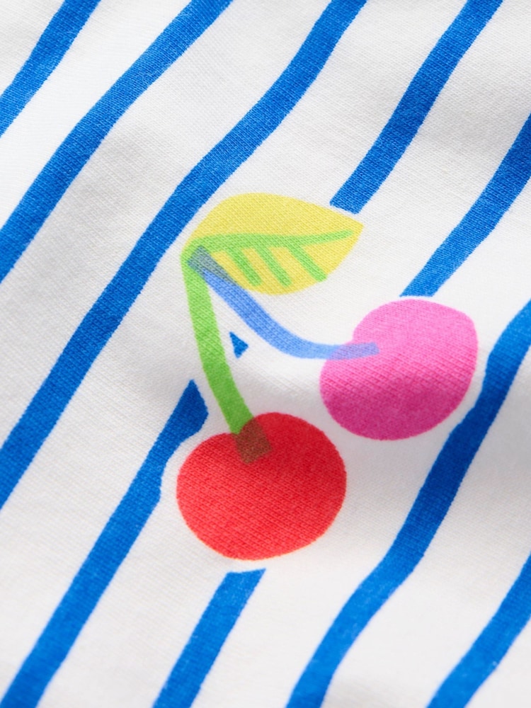 Boden Blue Relaxed Breton T-Shirt - Image 3 of 3
