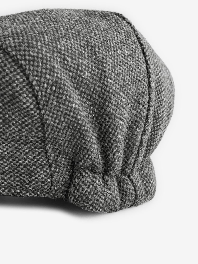 Charcoal Grey Flat Cap (1-16yrs) - Image 2 of 2