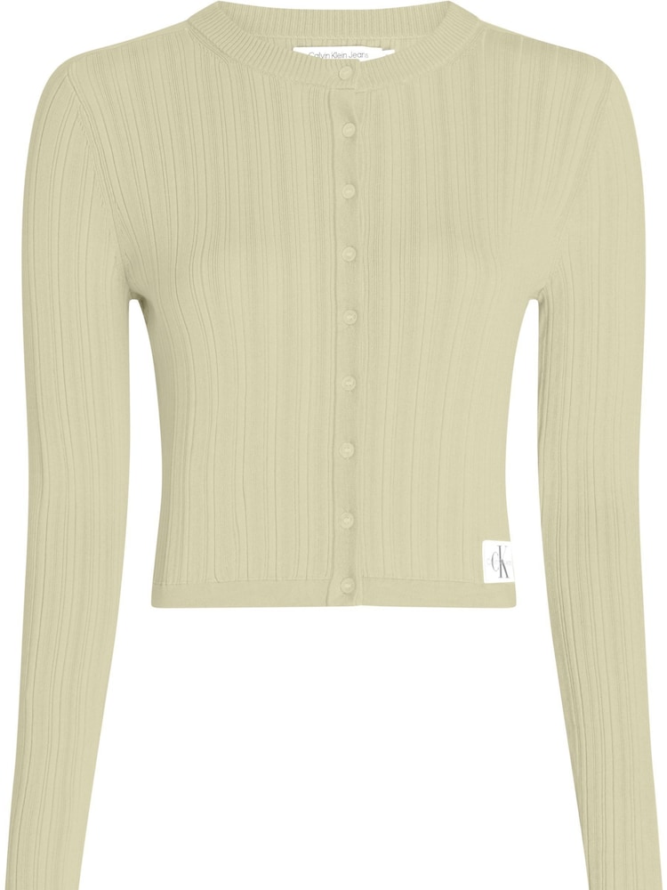 Calvin Klein Label pulover pletena jopa - Slika 1 iz 2