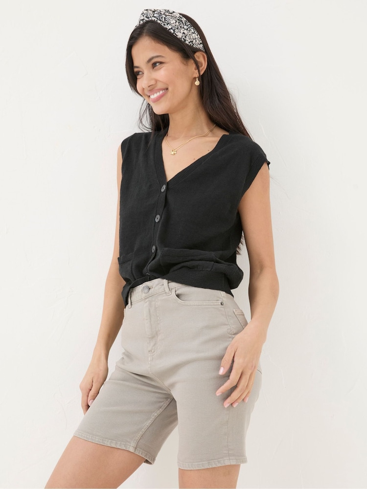 FatFace Darley Natural Denim Shorts - Image 1 of 5 FatFace Darley Natural Denim Shorts - Image 1 of 5