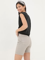 FatFace Darley Natural Denim Shorts - Image 2 of 5