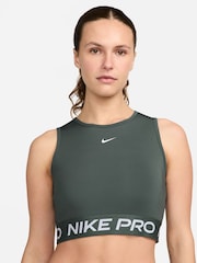 Nike Green Pro 365 Dri-FIT Cropped Tank Top - Image 3 of 5